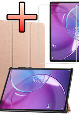 NoXx NoXx Lenovo Idea Tab Pro Gen 2 Hoesje Met Screenprotector - Rose Goud