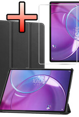 NoXx NoXx Lenovo Idea Tab Pro Gen 2 Hoesje Met Screenprotector - Zwart