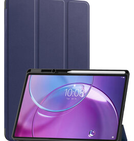NoXx NoXx Lenovo Idea Tab Pro Gen 2 Hoesje Met Uitsparing Lenovo Pen - Donkerblauw