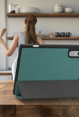 NoXx NoXx Lenovo Idea Tab Pro Gen 2 Hoesje Met Uitsparing Lenovo Pen - Donkergroen