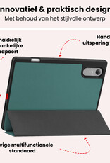 NoXx NoXx Lenovo Idea Tab Pro Gen 2 Hoesje Met Uitsparing Lenovo Pen - Donkergroen