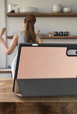 NoXx NoXx Lenovo Idea Tab Pro Gen 2 Hoesje Met Uitsparing Lenovo Pen - Rose Goud
