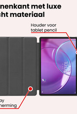 NoXx NoXx Lenovo Idea Tab Pro Gen 2 Hoesje Met Uitsparing Lenovo Pen Met Screenprotector - Rose Goud