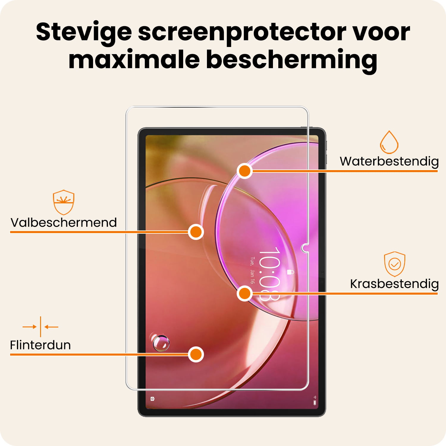 Nomfy Nomfy Lenovo Idea Tab Pro Gen 2 Screenprotector
