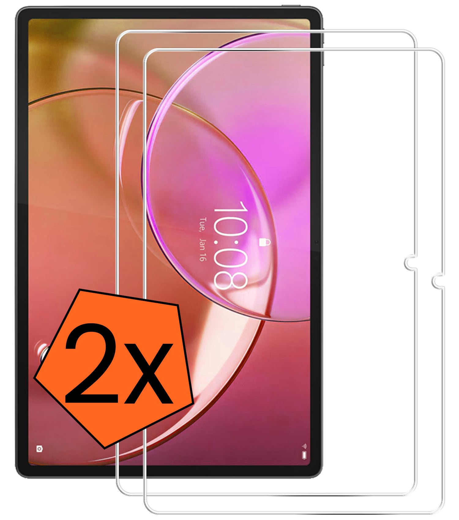 Nomfy Nomfy Lenovo Idea Tab Pro Gen 2 Screenprotector - 2 PACK