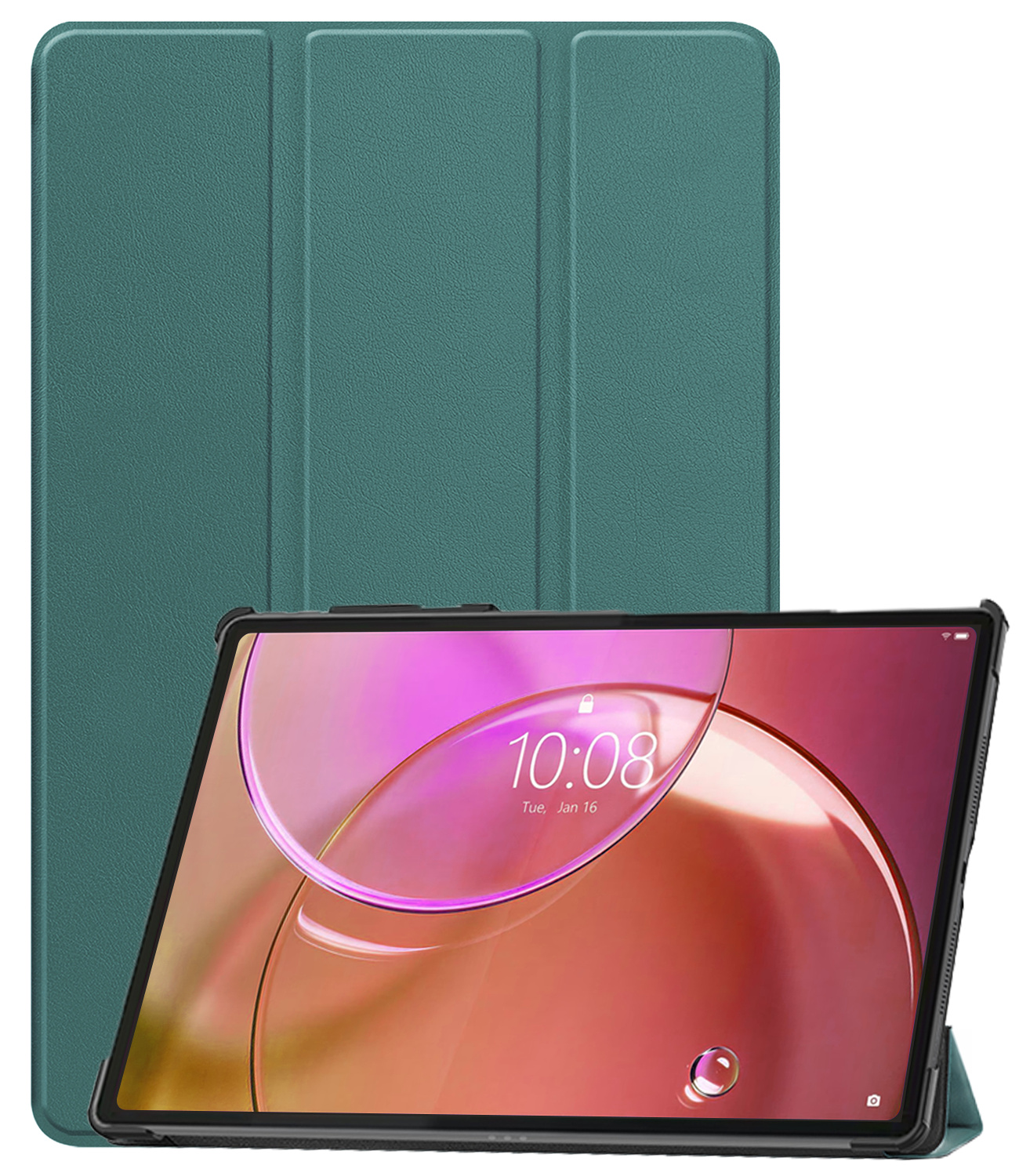 Nomfy Nomfy Lenovo Idea Tab Pro Gen 2 Hoesje - Donkergroen