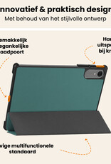 Nomfy Nomfy Lenovo Idea Tab Pro Gen 2 Hoesje - Donkergroen
