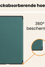 Nomfy Nomfy Lenovo Idea Tab Pro Gen 2 Hoesje Met Screenprotector - Donkergroen