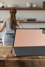 Nomfy Nomfy Lenovo Idea Tab Pro Gen 2 Hoesje Met Screenprotector - Rose Goud