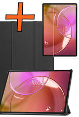 Nomfy Nomfy Lenovo Idea Tab Pro Gen 2 Hoesje Met Screenprotector - Zwart