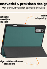 Nomfy Nomfy Lenovo Idea Tab Pro Gen 2 Hoesje Met Uitsparing Lenovo Pen - Donkergroen