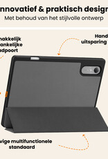 Nomfy Nomfy Lenovo Idea Tab Pro Gen 2 Hoesje Met Uitsparing Lenovo Pen Met Screenprotector - Grijs