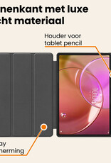 Nomfy Nomfy Lenovo Idea Tab Pro Gen 2 Hoesje Met Uitsparing Lenovo Pen Met Screenprotector - Grijs