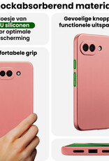 BASEY. BASEY. Google Pixel 10a Hoesje Siliconen - Lichtroze