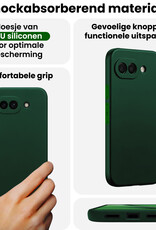 BASEY. BASEY. Google Pixel 10a Hoesje Siliconen - Donkergroen - 2 PACK