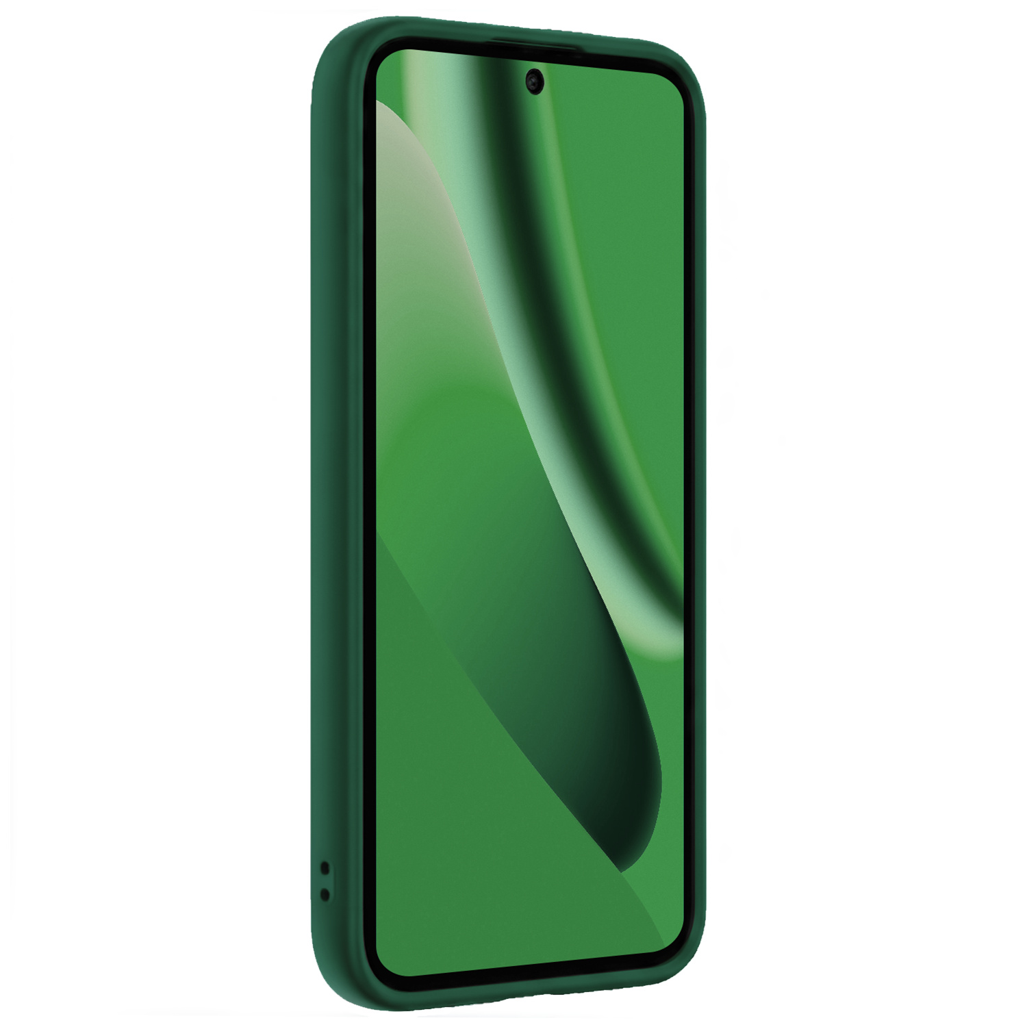 BASEY. BASEY. Google Pixel 10a Hoesje Siliconen - Donkergroen - 2 PACK