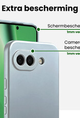 BASEY. BASEY. Google Pixel 10a Hoesje Siliconen - Lichtblauw - 2 PACK