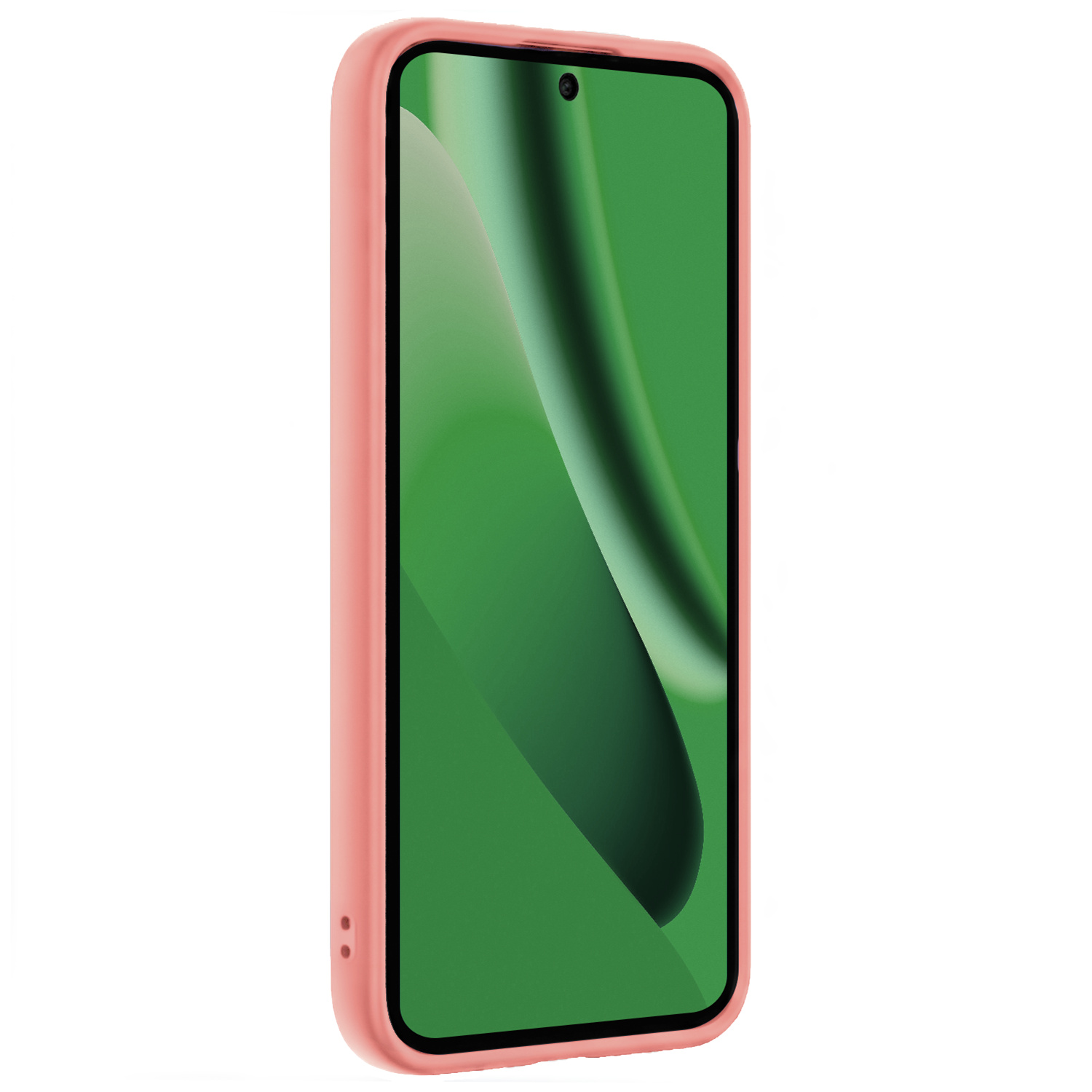 BASEY. BASEY. Google Pixel 10a Hoesje Siliconen Met 2x Screenprotector - Lichtroze