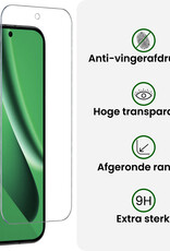 BASEY. BASEY. Google Pixel 10a Hoesje Siliconen Met 2x Screenprotector - Zwart