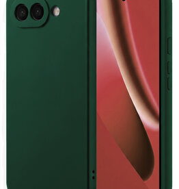 NoXx NoXx Google Pixel 10a Hoesje Siliconen - Donkergroen