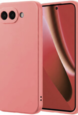NoXx NoXx Google Pixel 10a Hoesje Siliconen - Lichtroze