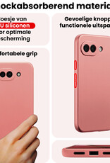 NoXx NoXx Google Pixel 10a Hoesje Siliconen - Lichtroze