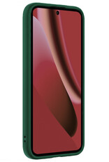 NoXx NoXx Google Pixel 10a Hoesje Siliconen Met Screenprotector - Donkergroen