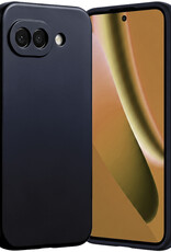 Nomfy Nomfy Google Pixel 10a Hoesje Siliconen - Donkerblauw