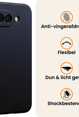 Nomfy Nomfy Google Pixel 10a Hoesje Siliconen - Donkerblauw