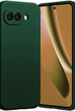 Nomfy Nomfy Google Pixel 10a Hoesje Siliconen - Donkergroen