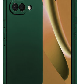 Nomfy Nomfy Google Pixel 10a Hoesje Siliconen - Donkergroen