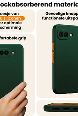 Nomfy Nomfy Google Pixel 10a Hoesje Siliconen - Donkergroen