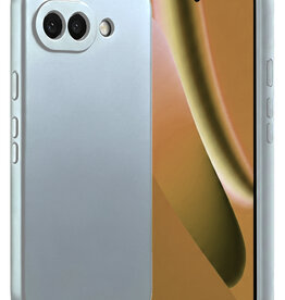 Nomfy Nomfy Google Pixel 10a Hoesje Siliconen - Lichtblauw