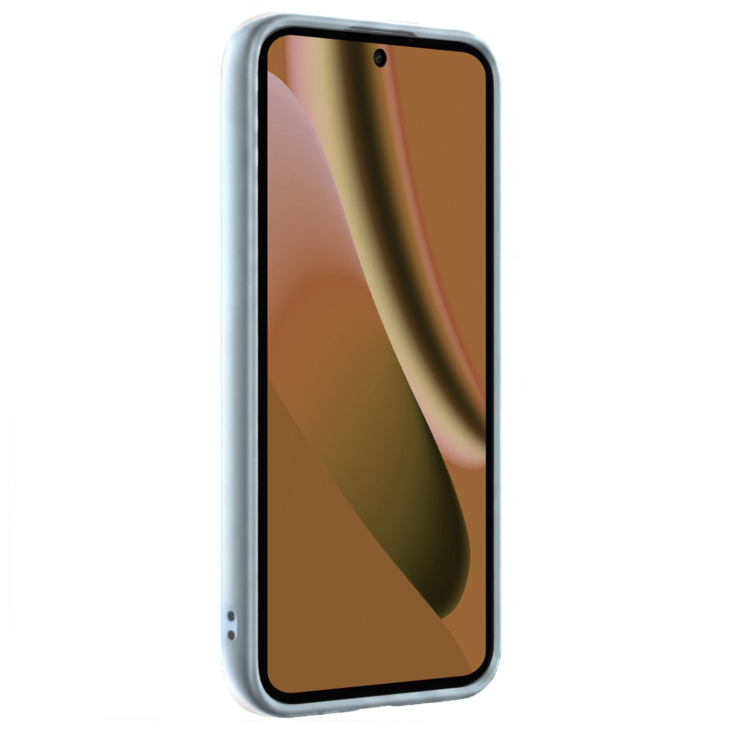 Nomfy Nomfy Google Pixel 10a Hoesje Siliconen - Lichtblauw
