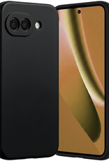 Nomfy Nomfy Google Pixel 10a Hoesje Siliconen - Zwart
