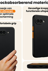 Nomfy Nomfy Google Pixel 10a Hoesje Siliconen - Zwart