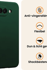 Nomfy Nomfy Google Pixel 10a Hoesje Siliconen - Donkergroen - 2 PACK