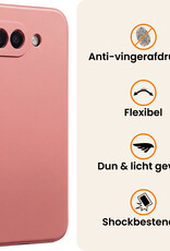 Nomfy Nomfy Google Pixel 10a Hoesje Siliconen - Lichtroze - 2 PACK