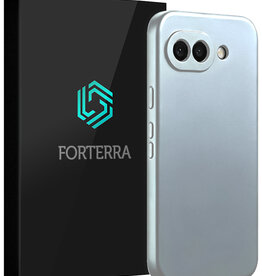 Forterra Forterra Google Pixel 10a Hoesje Siliconen - Lichtblauw