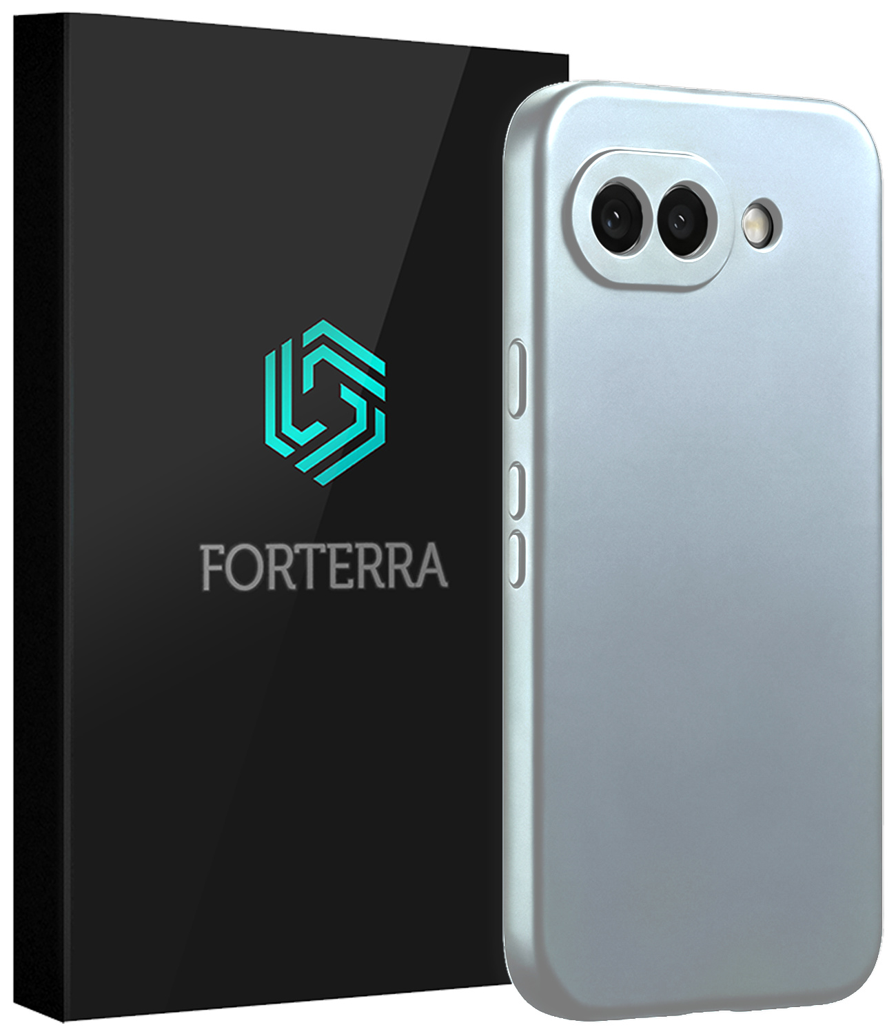 Forterra Forterra Google Pixel 10a Hoesje Siliconen - Lichtblauw