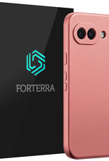Forterra Forterra Google Pixel 10a Hoesje Siliconen - Lichtroze
