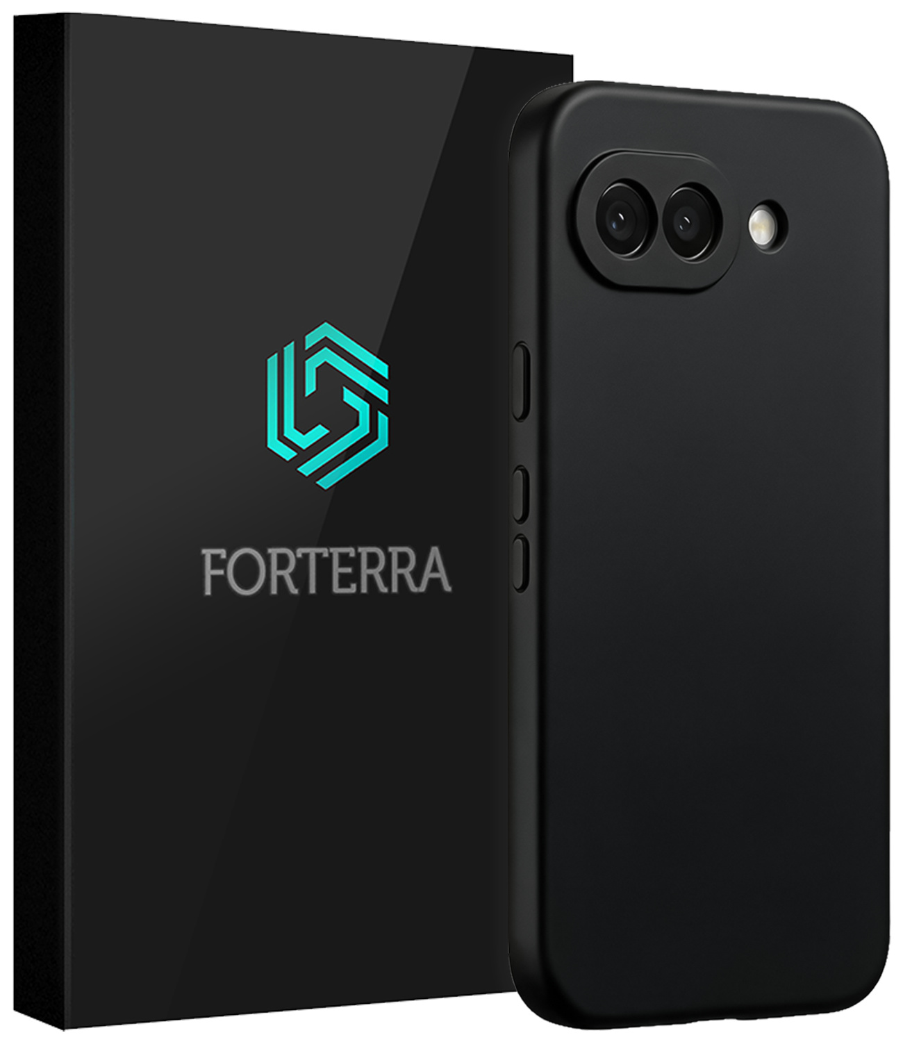 Forterra Forterra Google Pixel 10a Hoesje Siliconen - Zwart