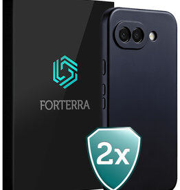 Forterra Forterra Google Pixel 10a Hoesje Siliconen - Donkerblauw - 2 PACK