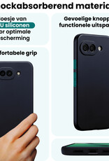 Forterra Forterra Google Pixel 10a Hoesje Siliconen - Donkerblauw - 2 PACK