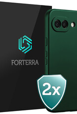 Forterra Forterra Google Pixel 10a Hoesje Siliconen - Donkergroen - 2 PACK