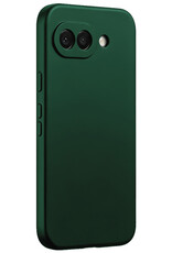 Forterra Forterra Google Pixel 10a Hoesje Siliconen Met Screenprotector - Donkergroen