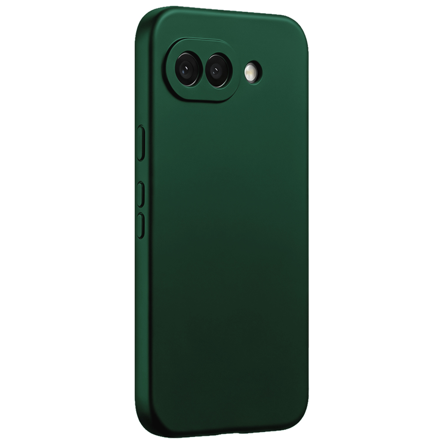 Forterra Forterra Google Pixel 10a Hoesje Siliconen Met Screenprotector - Donkergroen