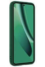 Forterra Forterra Google Pixel 10a Hoesje Siliconen Met Screenprotector - Donkergroen