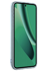 Forterra Forterra Google Pixel 10a Hoesje Siliconen Met Screenprotector - Lichtblauw