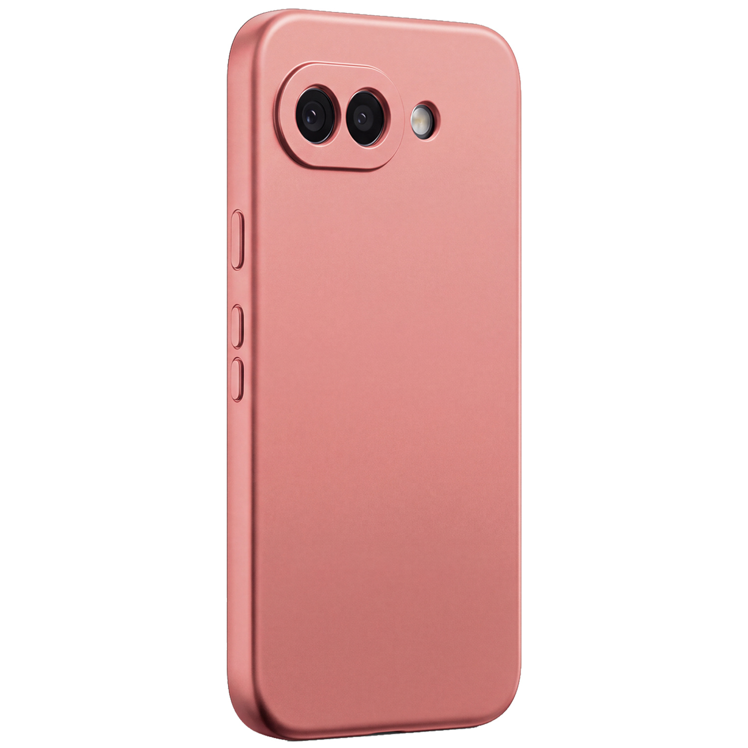 Forterra Forterra Google Pixel 10a Hoesje Siliconen Met 2x Screenprotector - Lichtroze